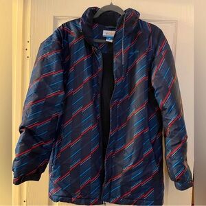 Columbia ski jacket Size XL 18 Blue and Red No Hood
